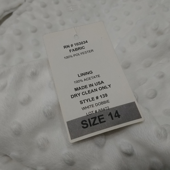 NWT NEW White Velour Super soft textured full zip jacket - Picture 9 of 10